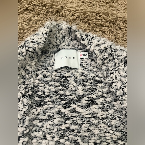 Nordstrom black and white cardigan - Picture 3 of 4